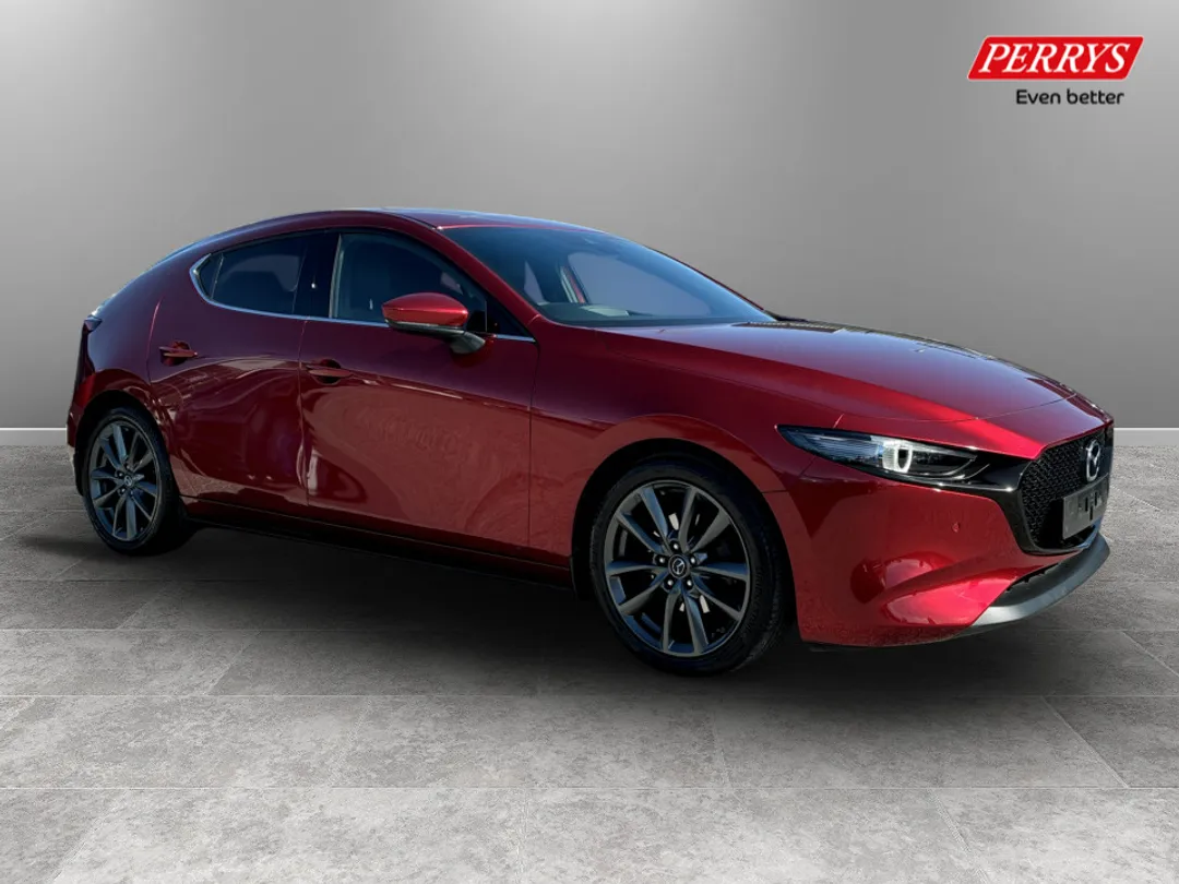 2019 mazda 3 used 2.0 skyactiv g mhev gt sport 5dr +  approved used car + petrol manual 18,541 miles red... photo