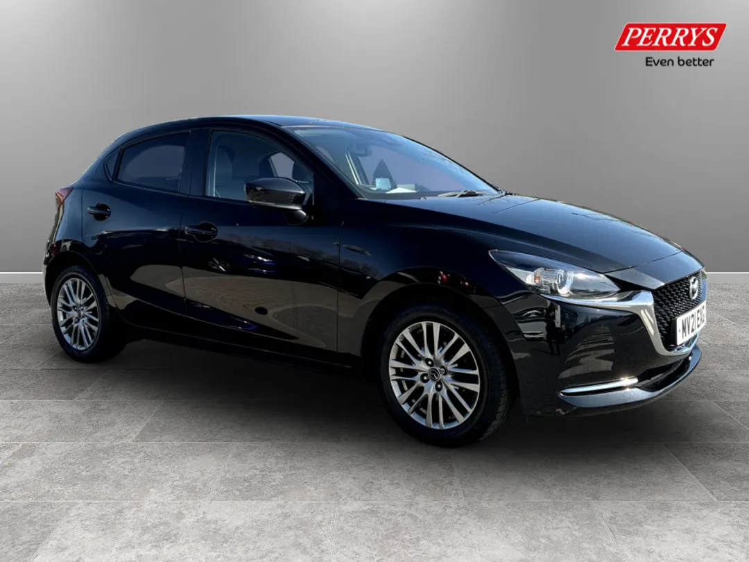 2021 mazda 2 used 1.5 skyactiv g gt sport nav 5dr full  service history petrol manual 24,552 miles black location icon... photo