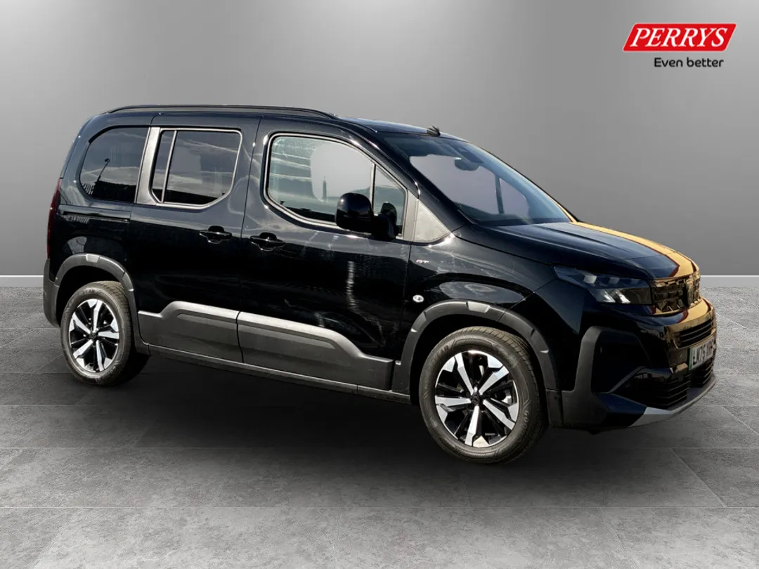 2025 PEUGEOT RIFTER USED 100KW GT 52KWH 5DR AUTO 5 ELECTRIC AUTOMATIC 315 MILES BLACK... photo