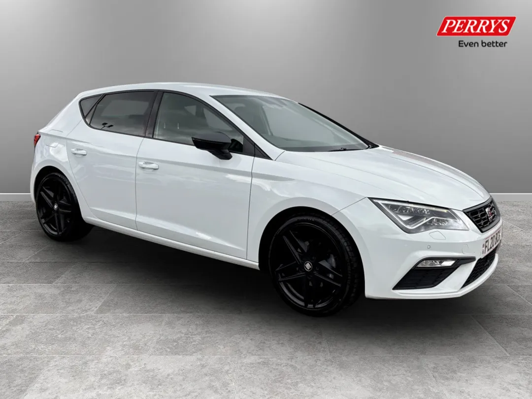 2020 seat leon used 2.0 tdi 150 fr black edition [ez] 5dr sensors,car-play,nav,climate diesel manual 77,599 miles white location icon aylesbury ford... photo