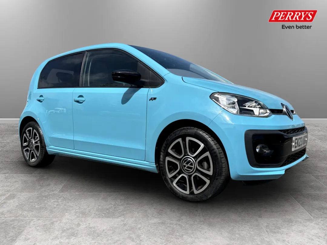 2023 volkswagen up used 1.0 65ps r-line 5dr performance city car petrol manual 5,434 miles blue location icon dover ford £14,595 £14,995... photo