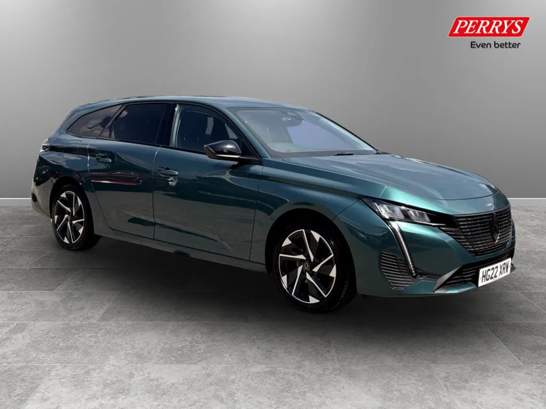 2022 PEUGEOT 308 USED 1.2 PURETECH ALLURE PREMIUM 5DR EAT8 PETROL AUTOMATIC 43,348 MILES BLUE... photo
