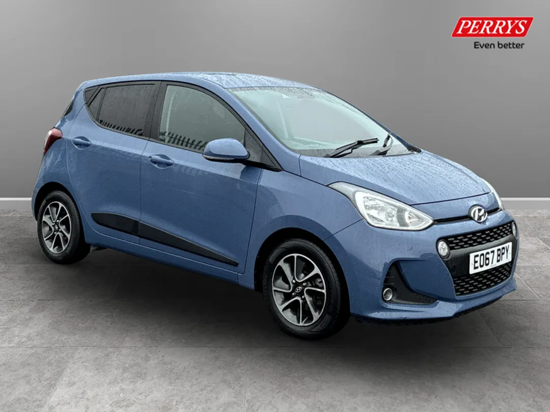 2017 HYUNDAI I10 USED 1.0 PREMIUM 5DR BLUETOOTH GREAT MPG PETROL MANUAL 49,515 MILES BLUE... photo