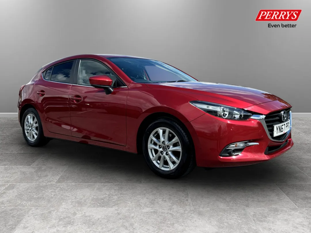 2017 mazda 3 used 2.0 se-l nav 5dr full service history petrol manual 26,102 miles red location icon mansfield  £11,499 £264... photo