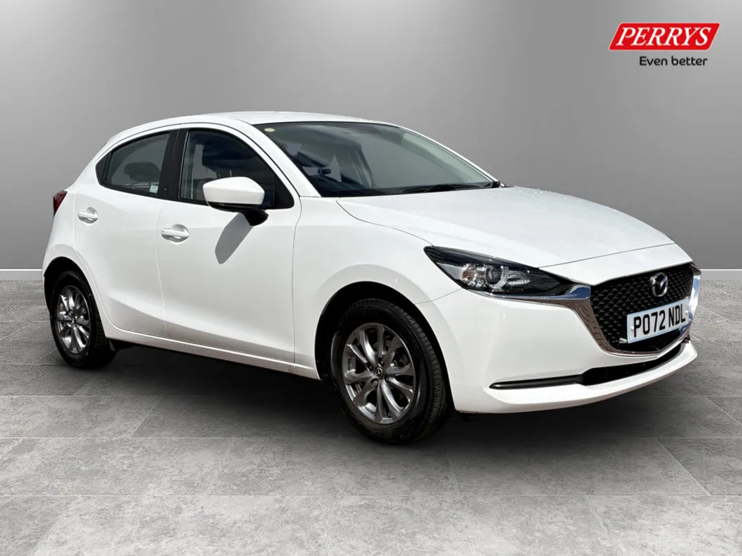 2022 mazda 2 used 1.5 skyactiv g 75 se-l 5dr full  history! petrol manual 7,628 miles white location icon preston... photo