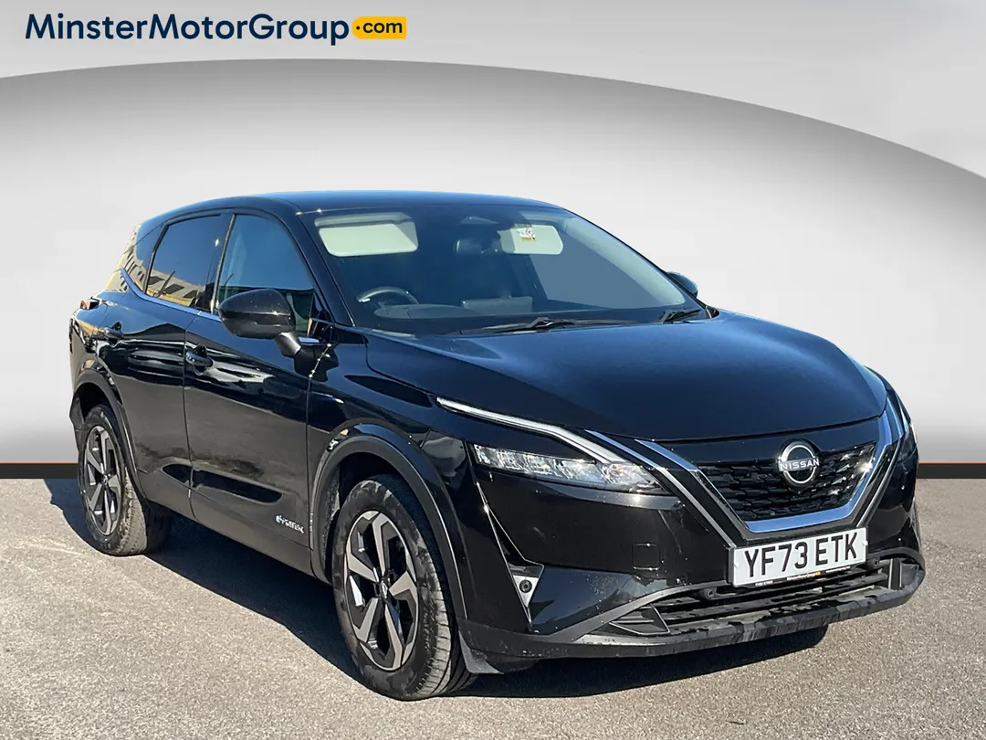 2023 NISSAN QASHQAI N CONNECTA E POWER A PETROL HYBRID AUTOMATIC 9,422 BLACK 18,990 251... photo