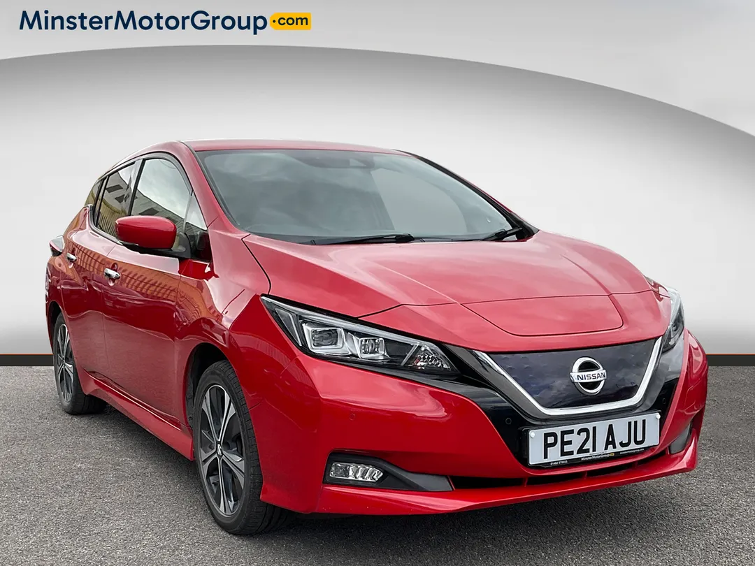 2021 NISSAN LEAF TEKNA ELECTRIC AUTOMATIC 35,929 MILES RED 8,290 110 MONTH PCP 8,490... photo