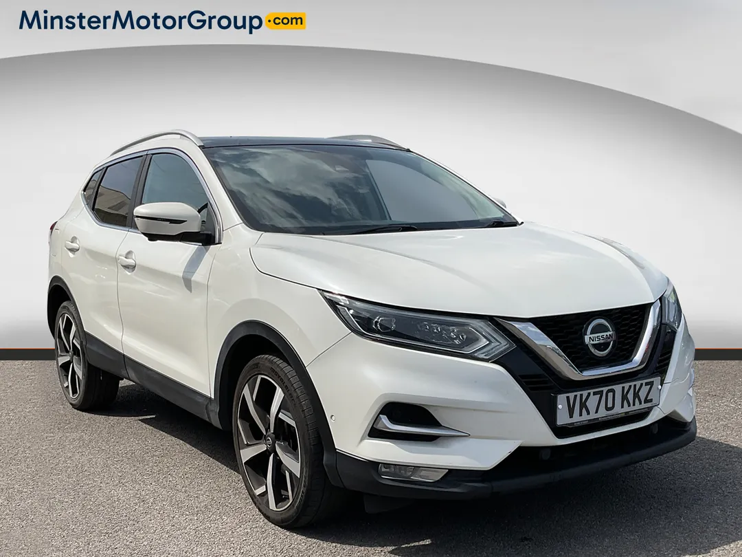 2020 NISSAN QASHQAI TEKNA DIG T S A PETROL SEMI AUTOM 47,917 MILES WHITE 39.8... photo