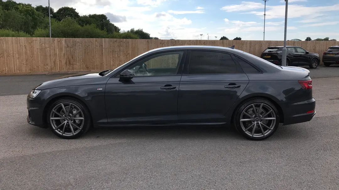 Used Grey Audi A4 40 TDI Quattro Black Edition S Tronic 2019  