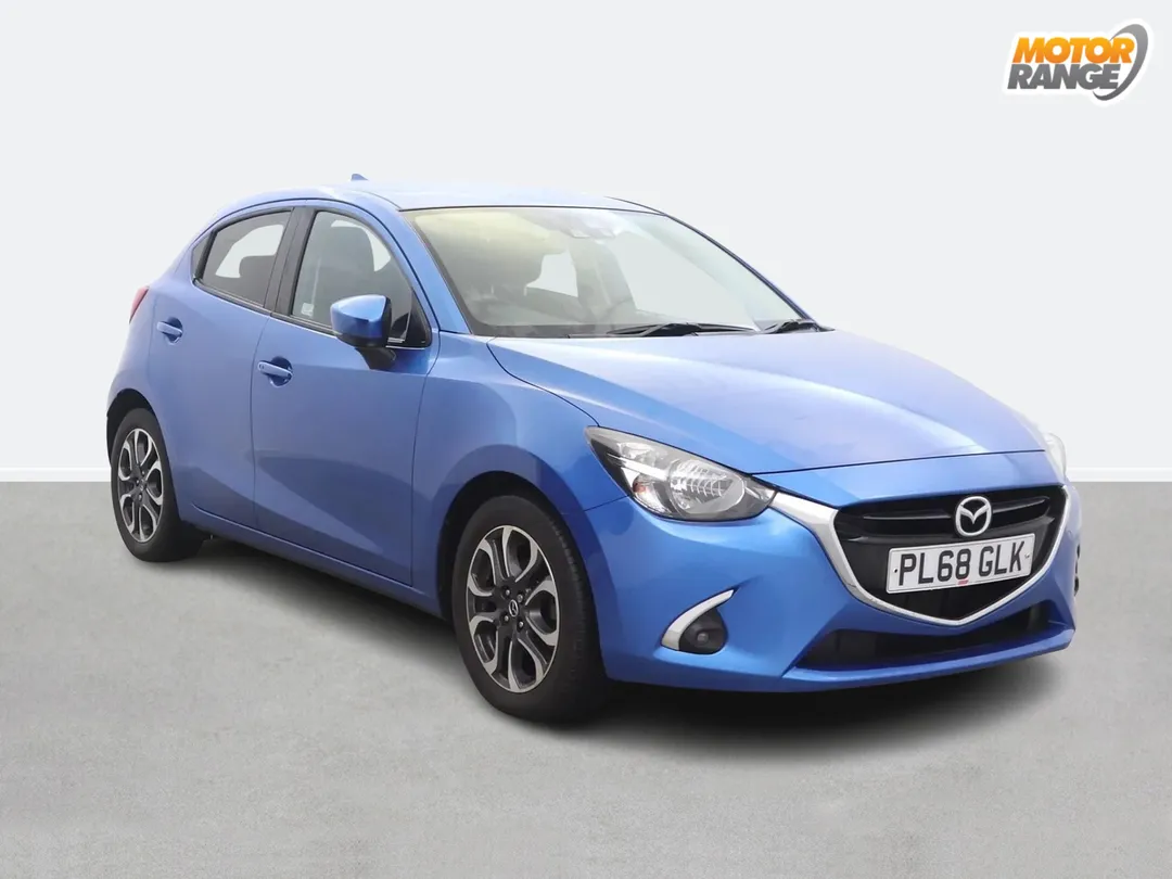 2019 mazda 2 1.5 sport nav+ 5dr bluetooth, park sensor 41,990 miles petrol manual hatchback blue location icon motor range manchester £9,495... photo