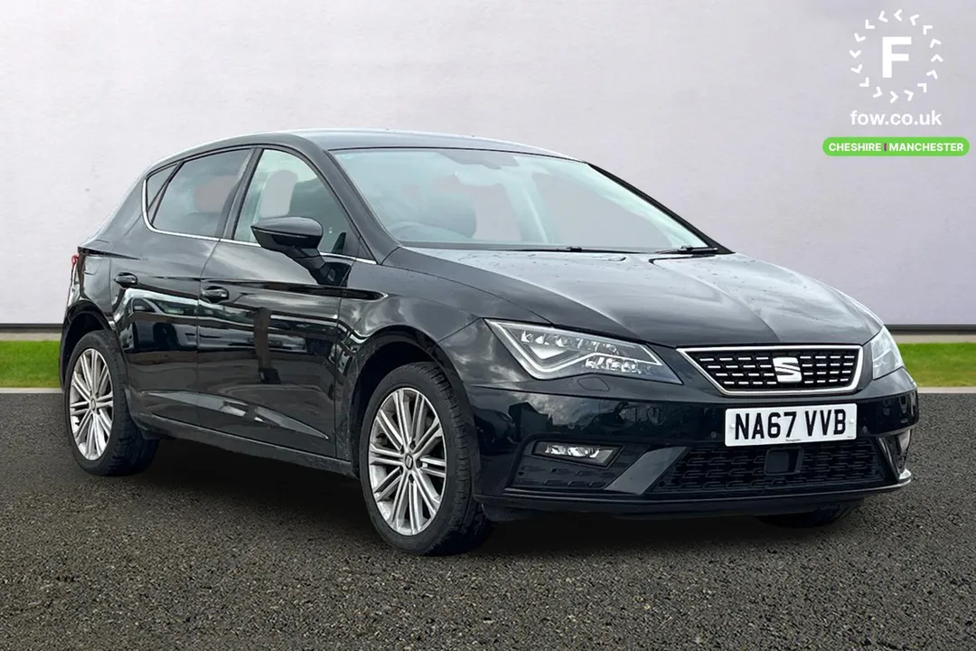 2017 seat leon 2.0 tdi 150 xcellence technology 5dr ⭐17" alloy wheels⭐ diesel manual 53,480 miles black location icon manchester £11,099 £268... photo