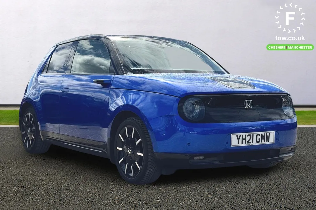 2021 HONDA E 113KW ADVANCE 36KWH 5DR AUTO 17 ALLOY WHEELS ELECTRIC AUTOMATIC 15,513 BLUE... photo