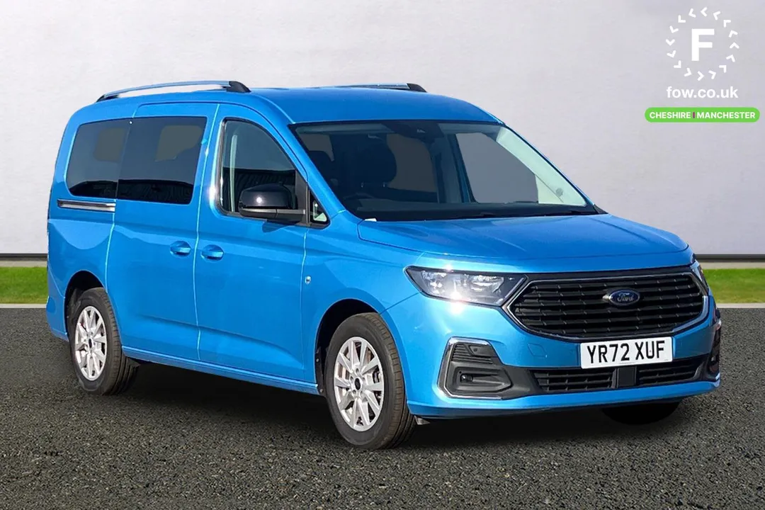 2023 ford tourneo connect 2.0 ecoblue titanium 5dr auto [7 seat] 7 seater⭐16" titanium alloys diesel automatic 17,520 blue location icon wins... photo