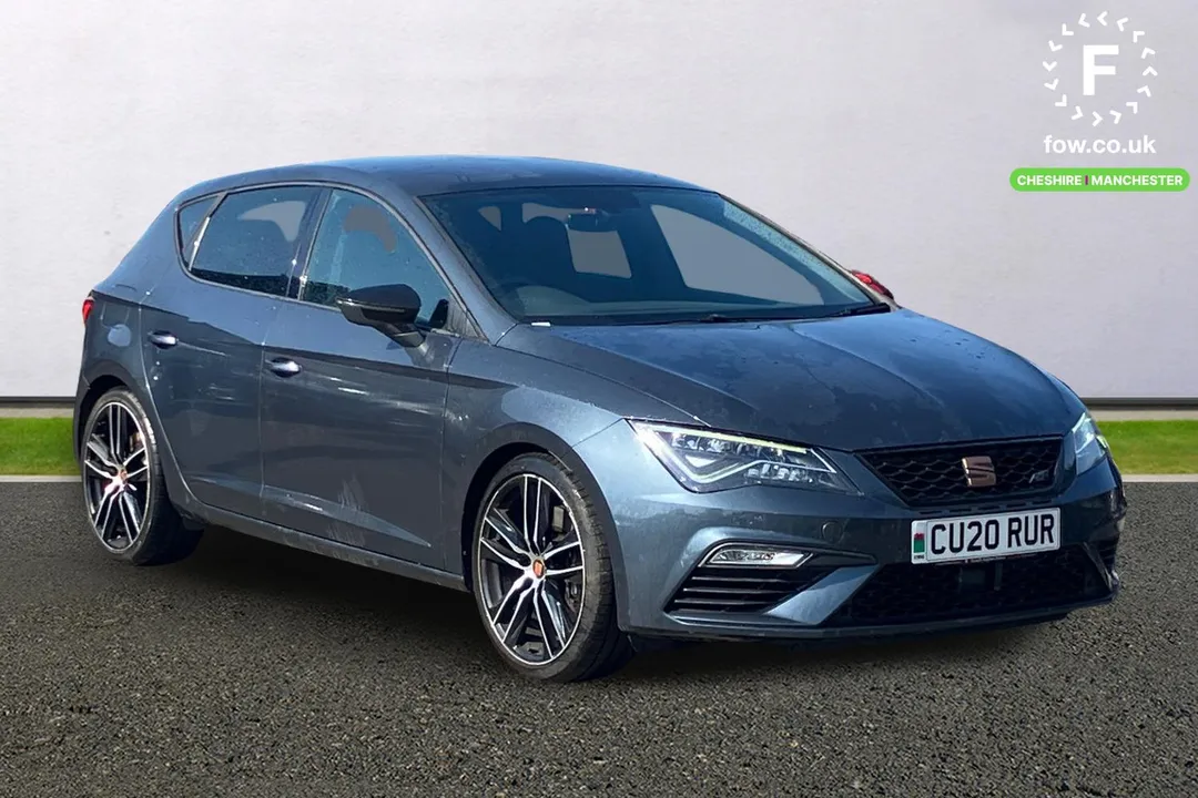 2020 seat leon 2.0 tsi 290 cupra lux [ez] 5dr dsg ⭐19" cupra alloys⭐ petrol automatic 54,450 grey location icon winsford £18,399... photo