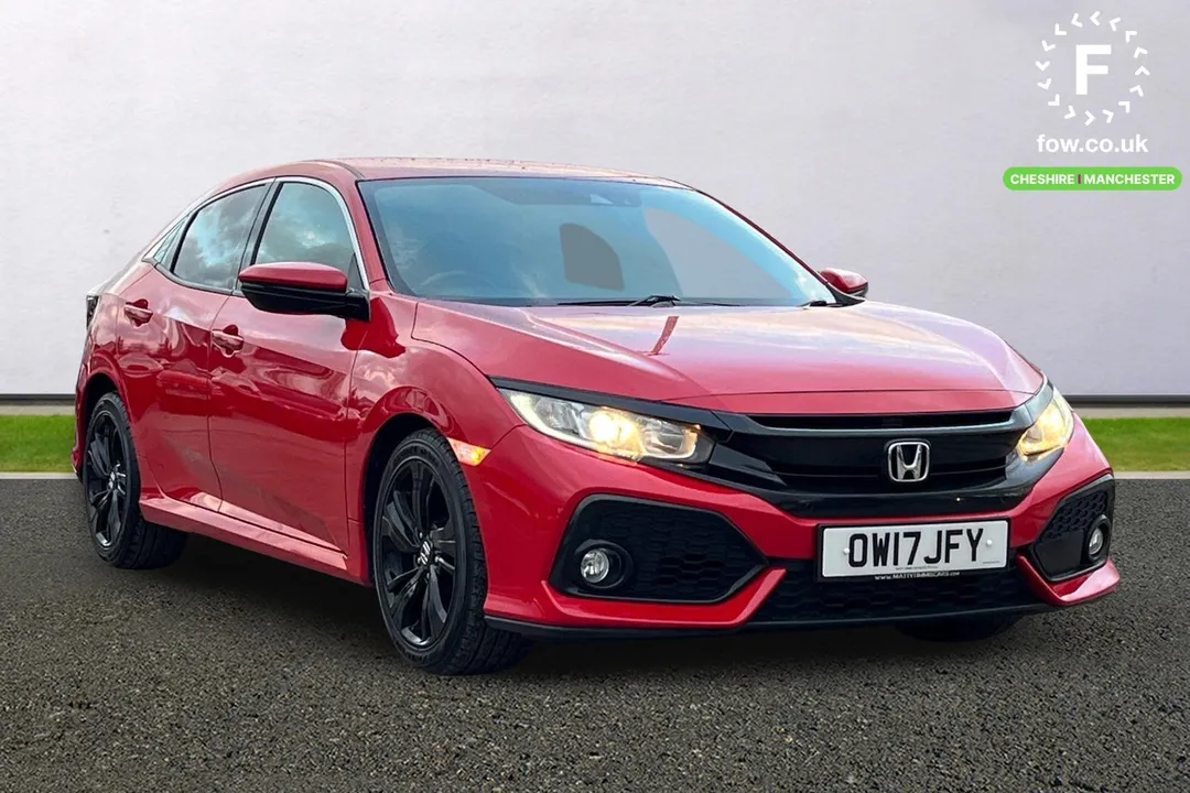 2017 HONDA CIVIC 1.0 VTEC TURBO SR 5DR CVT BLUETOOTH REAR CAMERA PETROL AUTOMATIC 57,641... photo
