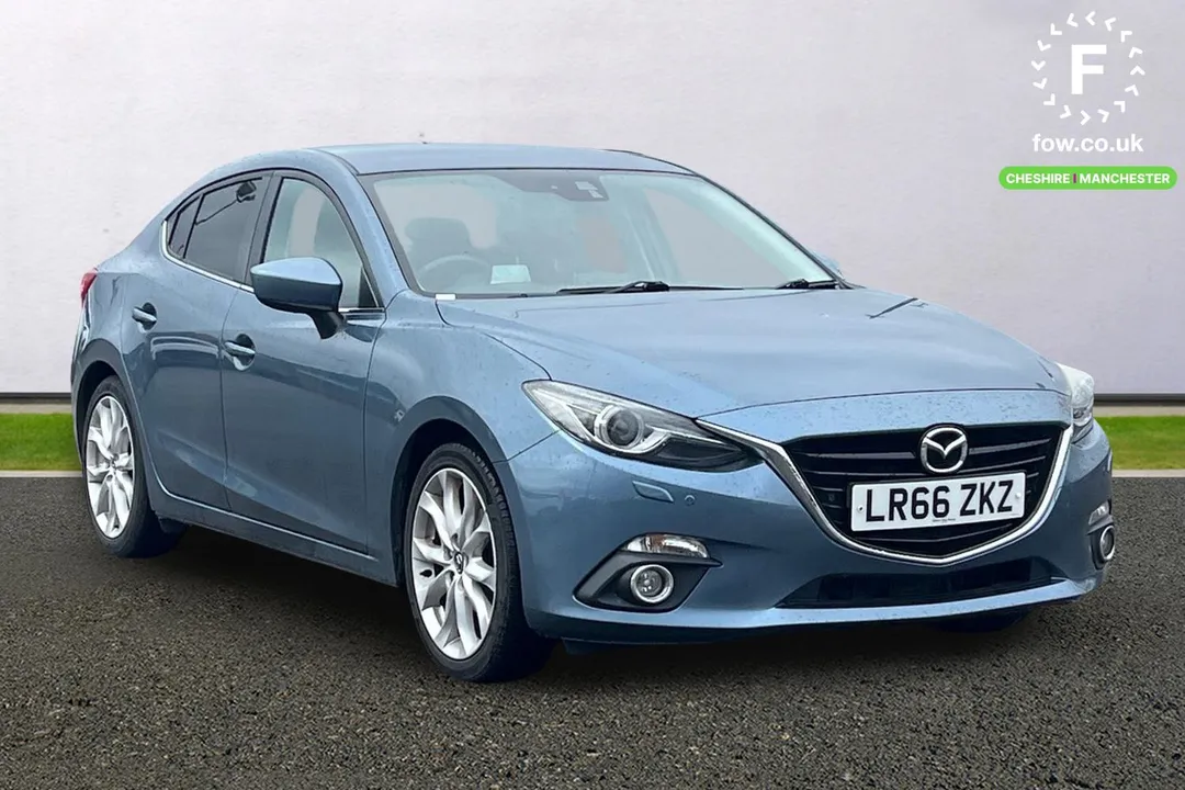 2016 mazda 3 1.5d sport nav 4dr head up display | bose hi-fi diesel manual 46,985 miles blue location icon manchester £8,499... photo