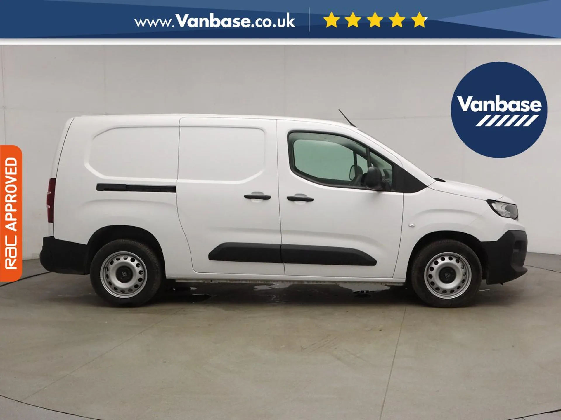 White 2025 Peugeot Partner Van Front-wheel drive Manual