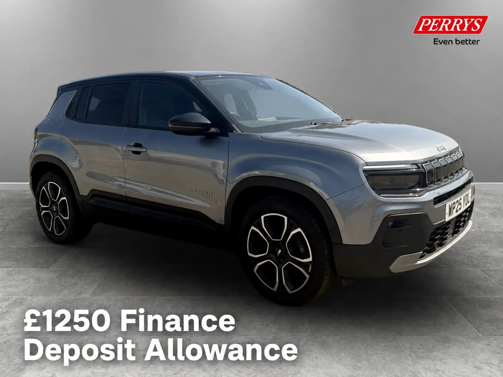Grey 2025 Jeep Avenger Hatchback Front-wheel drive Manual