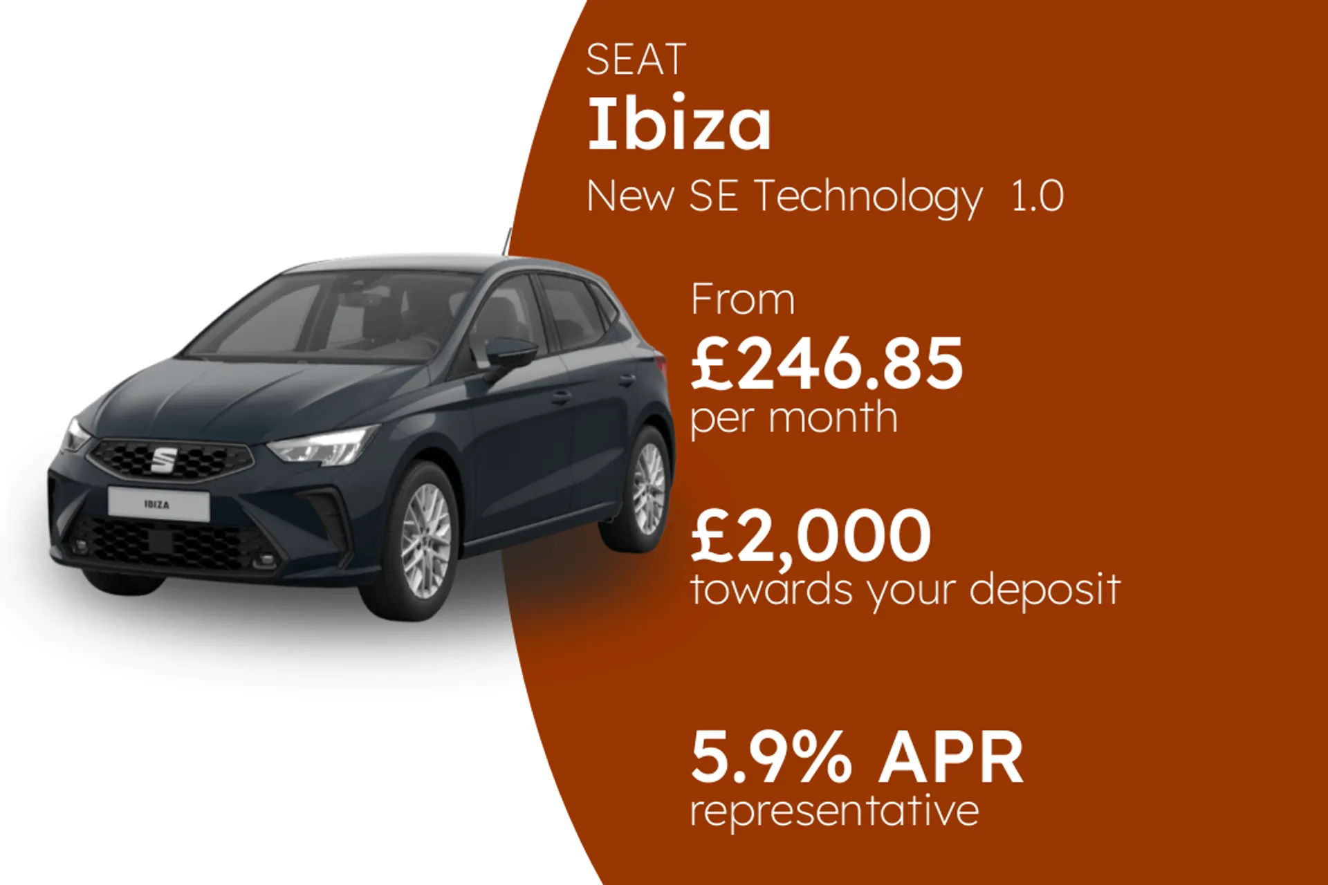 SEAT New SE Technology  1.0 TSI 95 PS PCP Finance Offer From £246.85 Per Month 5.90%