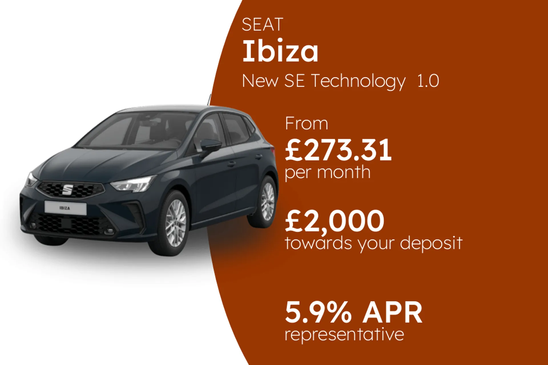 SEAT New SE Technology  1.0 TSI DSG-auto 115 PS PCP Finance Offer From £273.31 Per Month 5.90%