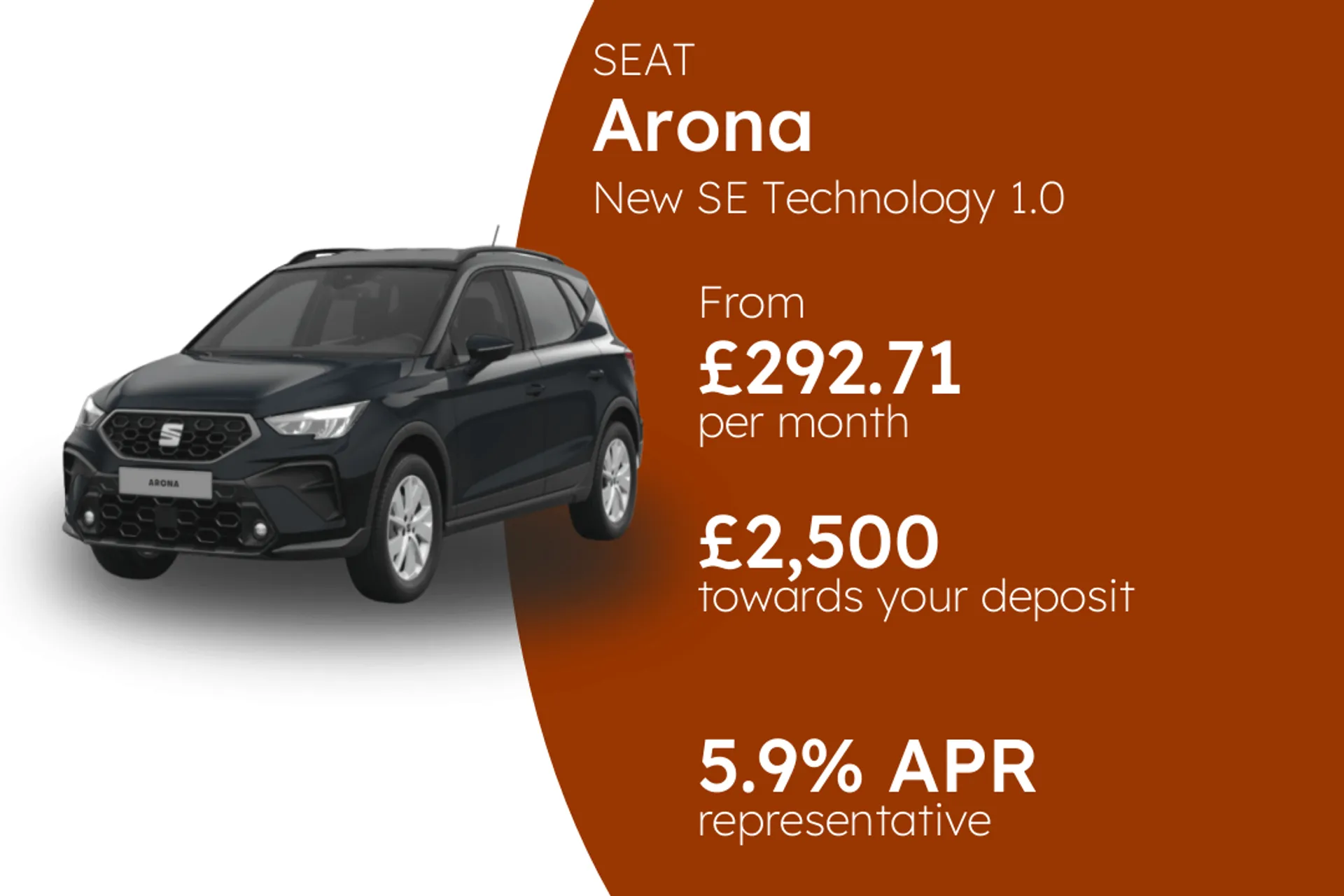 SEAT New SE Technology 1.0 TSI DSG-auto 115PS PCP Finance Offer From £292.71 Per Month 5.90%