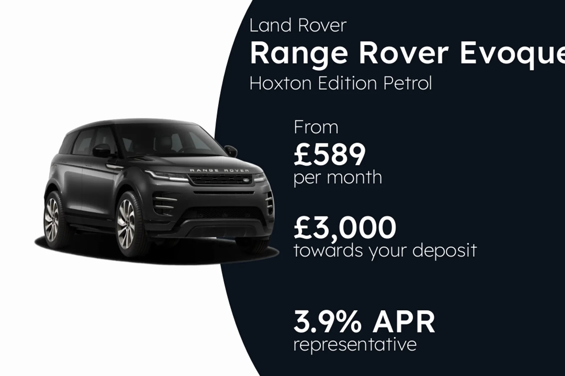 Land Rover Hoxton Edition Petrol Plug-in Hybrid PCP Finance Offer From £589.00 Per Month 3.90%