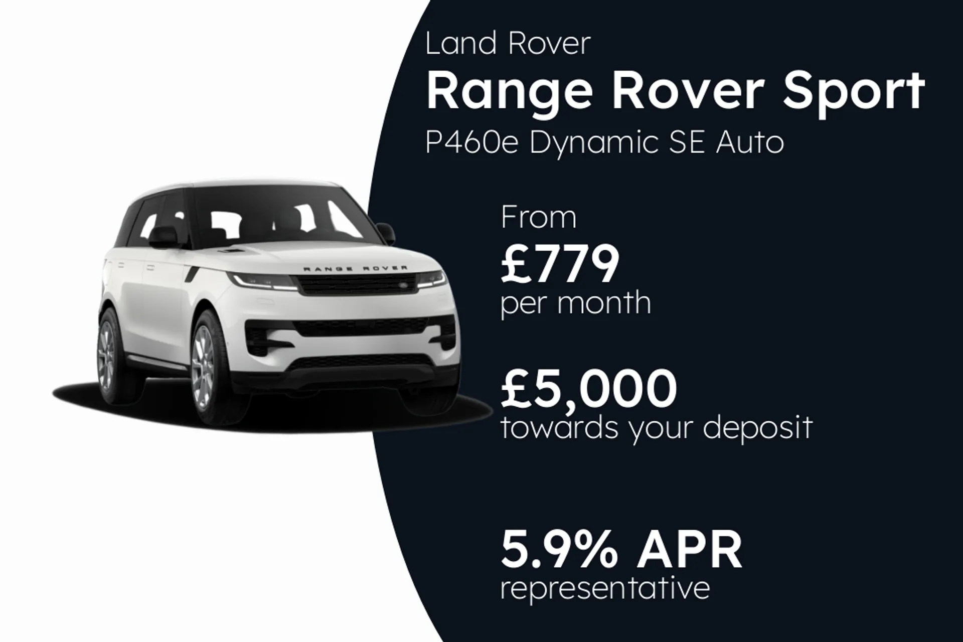Land Rover P460e Dynamic SE Auto PHEV 26MY PCP Finance Offer From £779.00 Per Month 5.90%