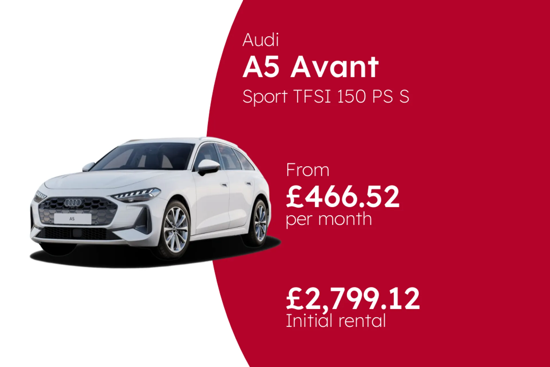 Audi Sport TFSI 150 PS S tronic  BCH Finance Offer From £466.52 Per Month  