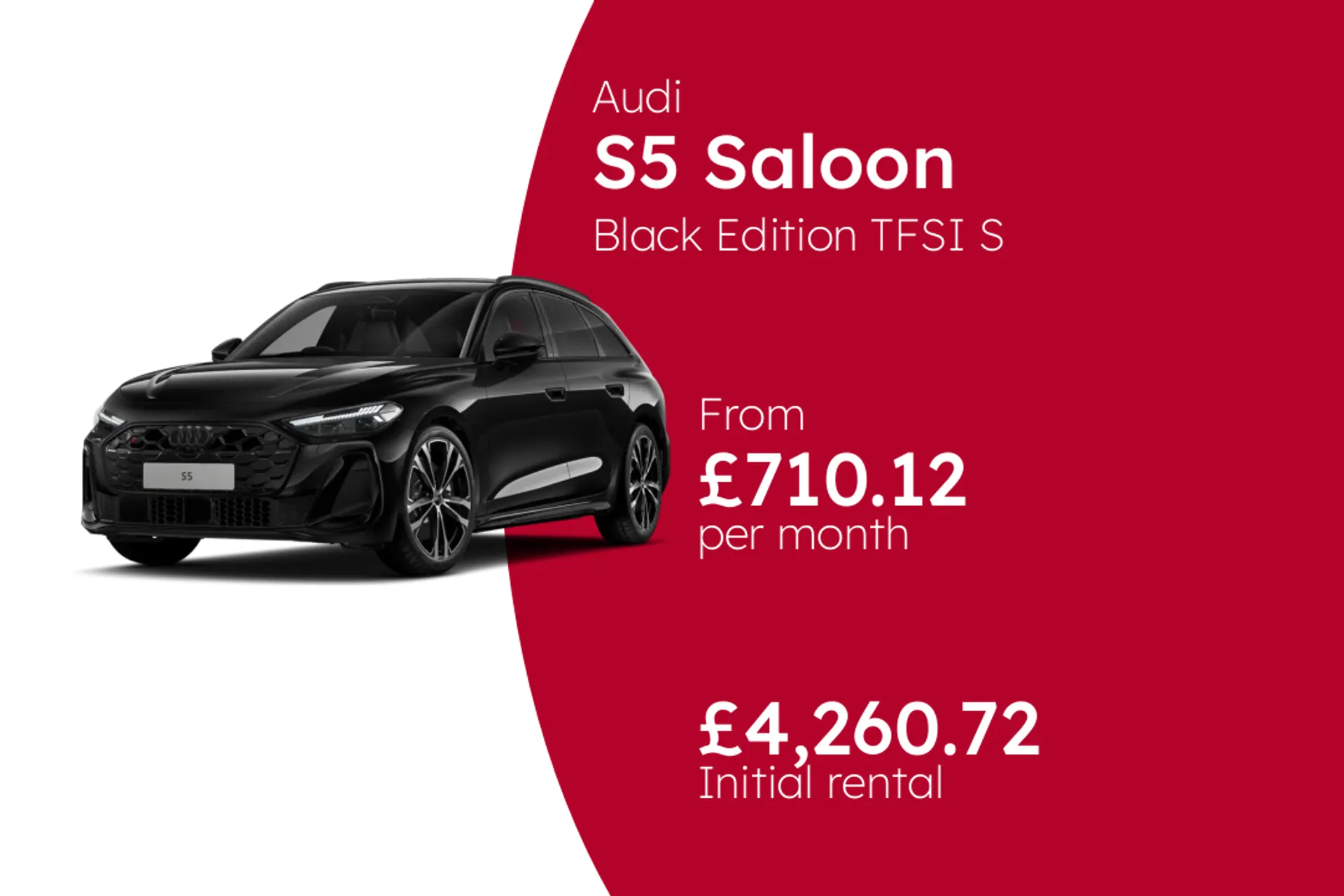 Audi Black Edition TFSI S tronic  BCH Finance Offer From £710.12 Per Month  