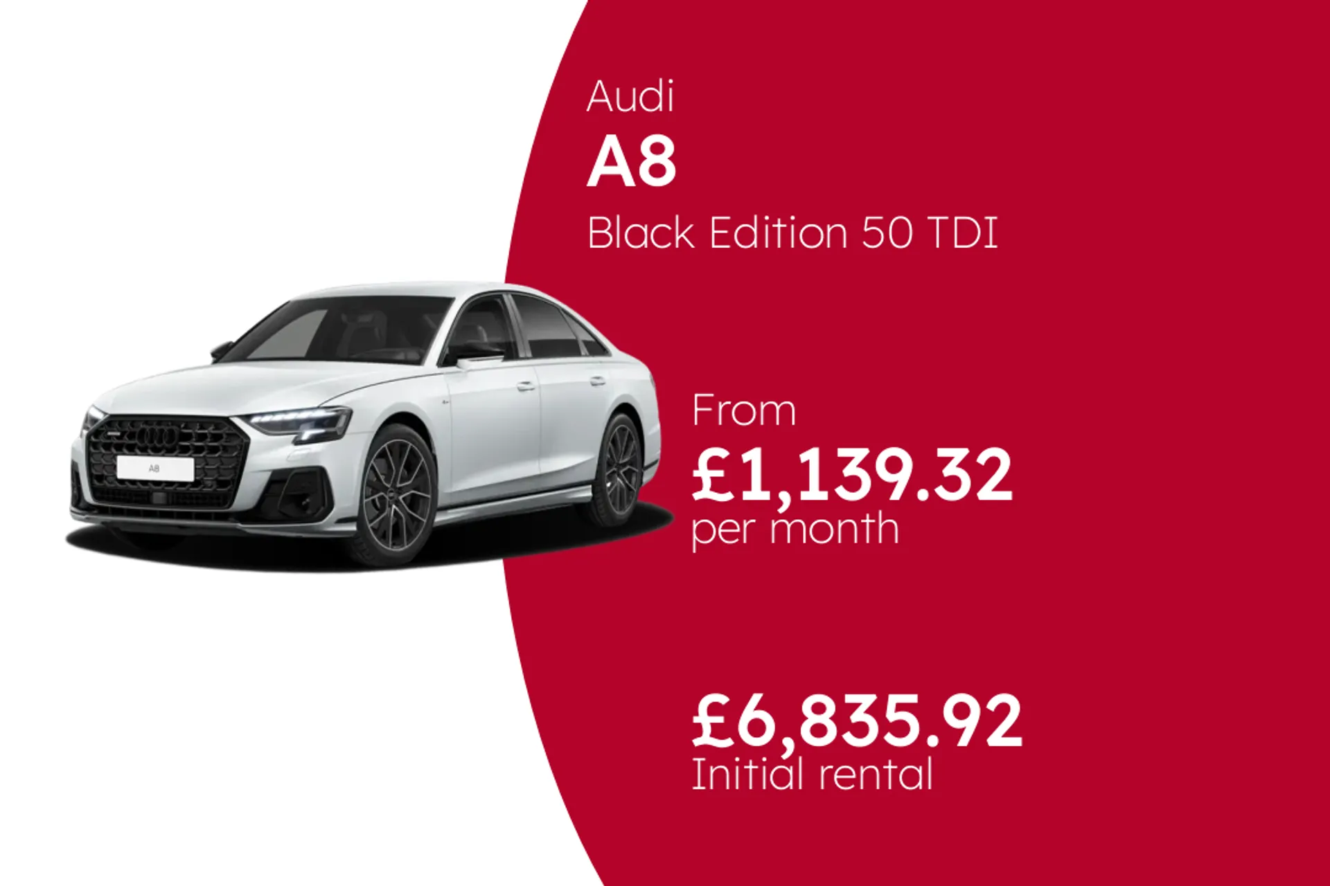 Audi Black Edition 50 TDI quattro - tiptronic BCH Finance Offer From £1139.32 Per Month  