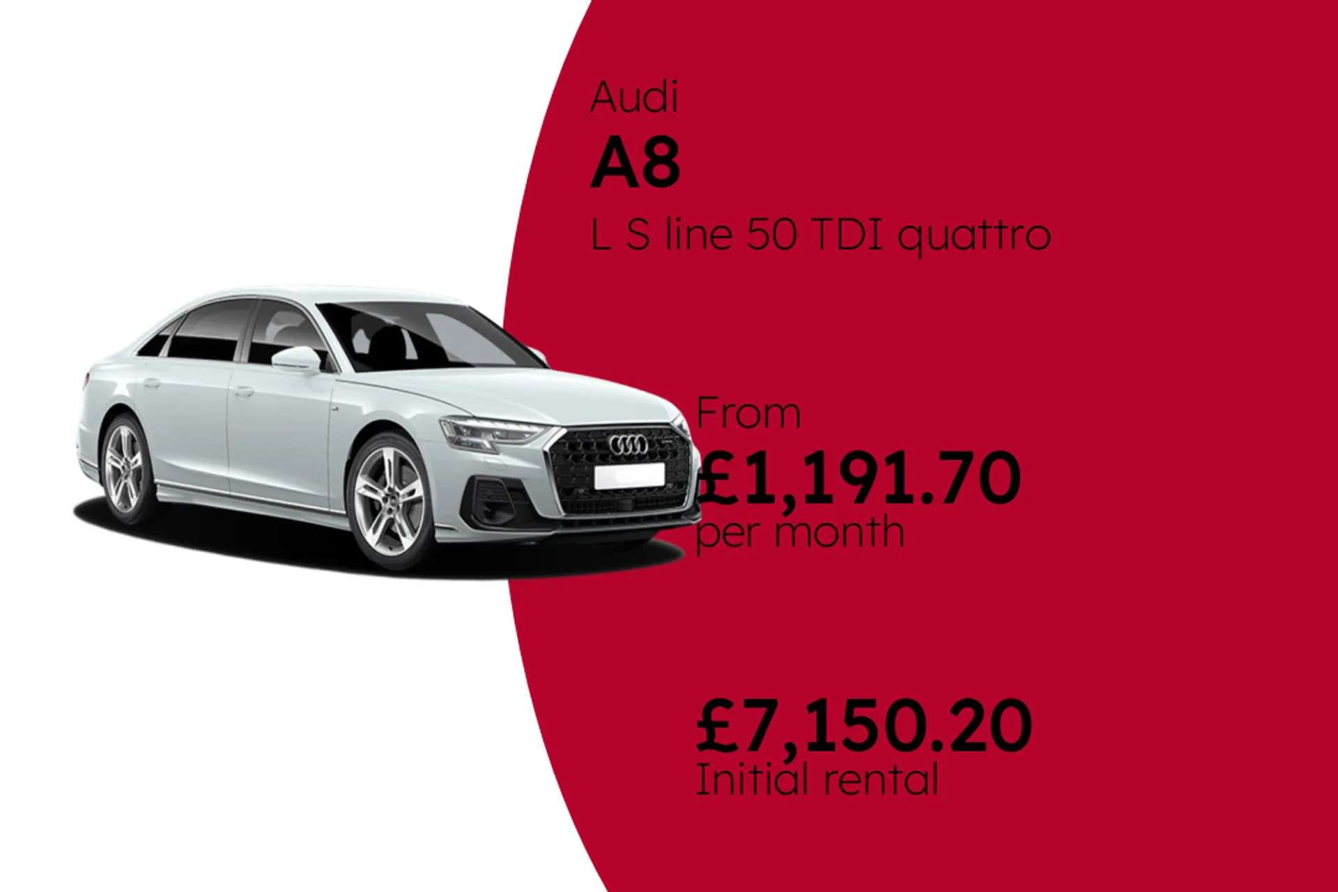 Audi L S line 50 TDI quattro - tiptronic BCH Finance Offer From £1191.70 Per Month  