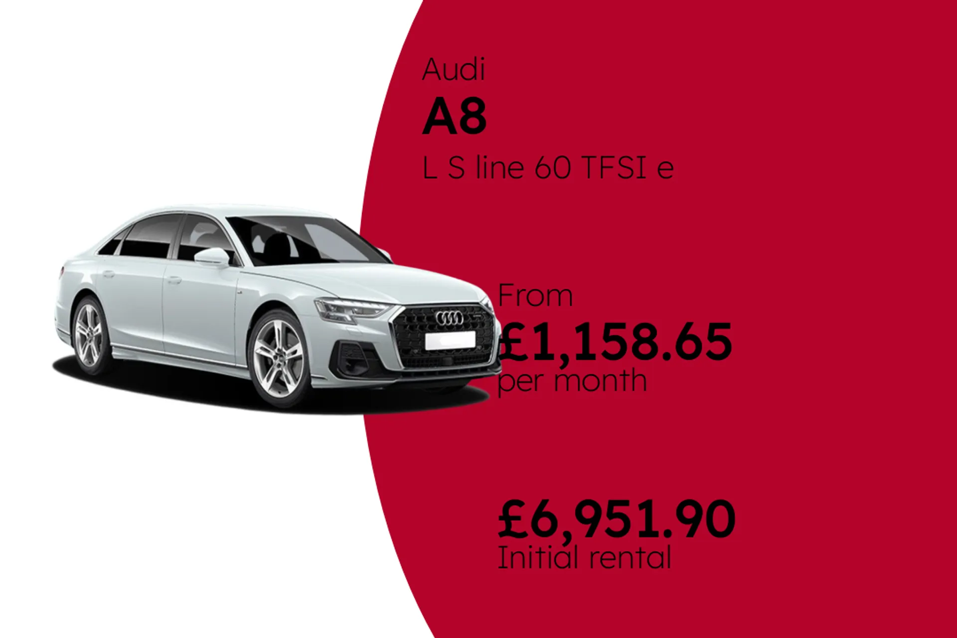 Audi L S line 60 TFSI e quattro - S tronic BCH Finance Offer From £1158.65 Per Month  