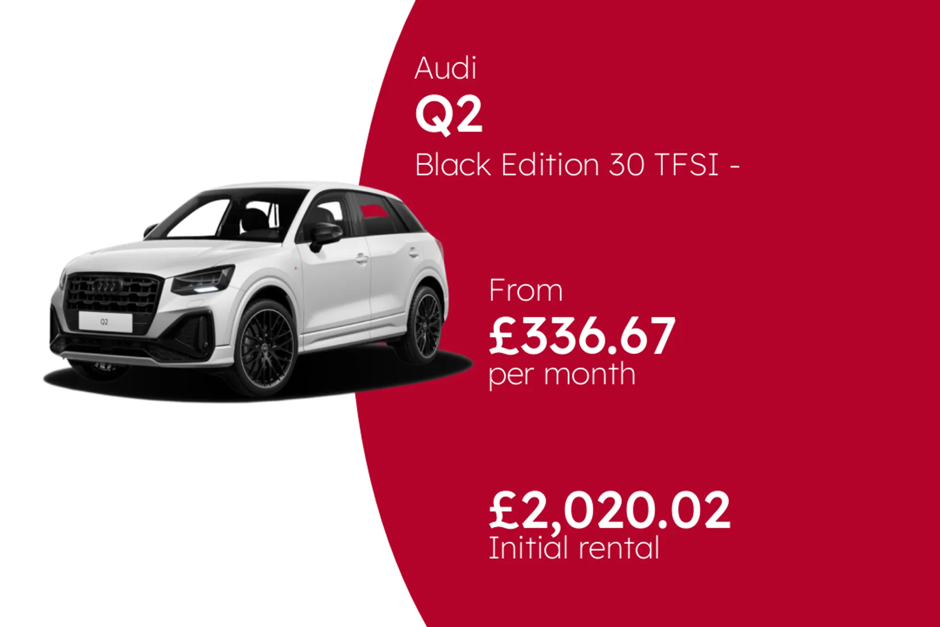 Audi Black Edition 30 TFSI - Manual BCH Finance Offer From £336.67 Per Month  