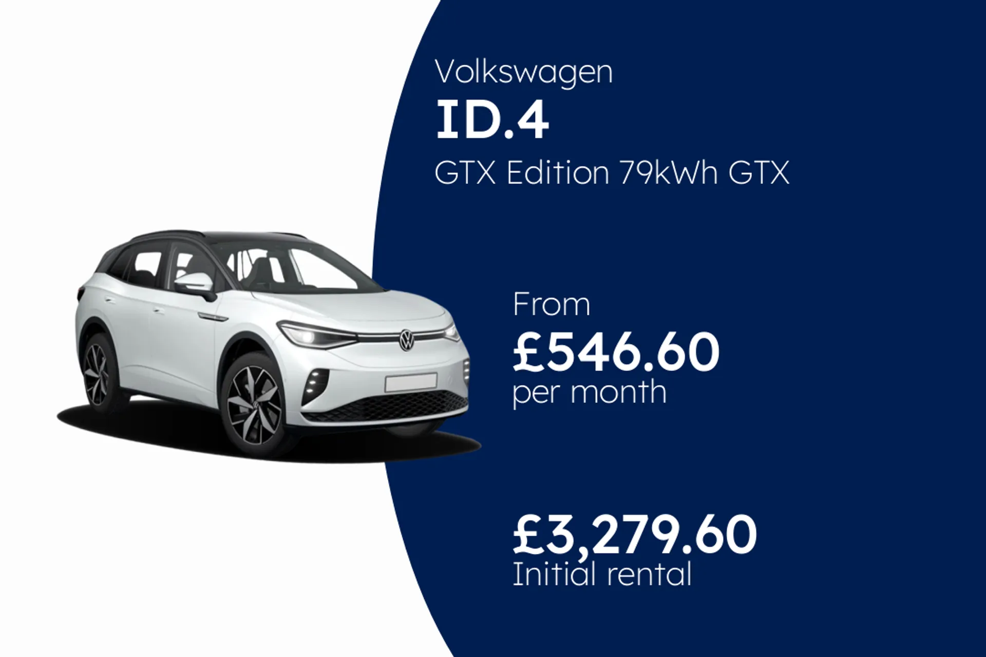Volkswagen GTX Edition 79kWh GTX 4MOTION 340PS 1-speed automatic 5 Door BCH Finance Offer From £546.60 Per Month  