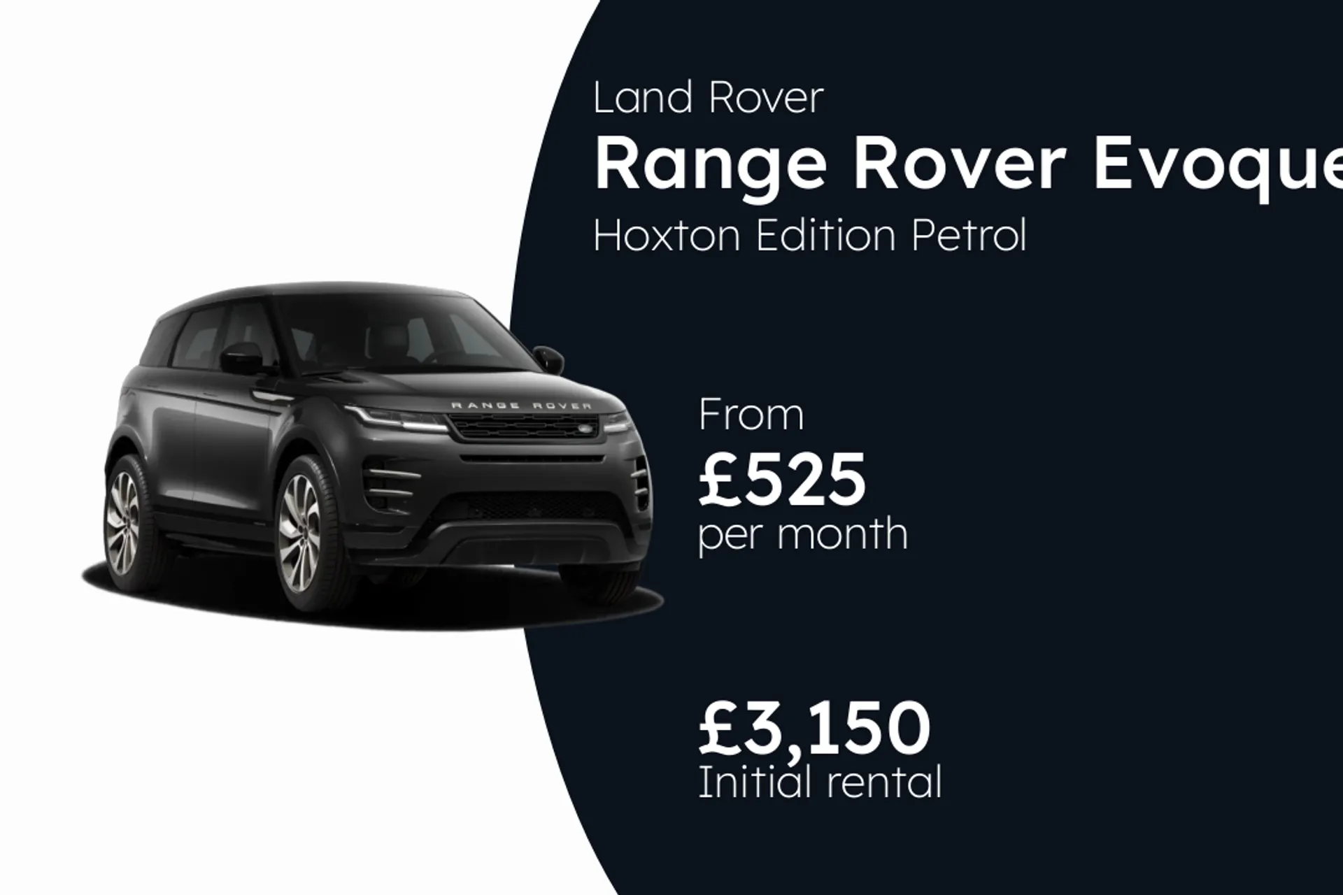 Land Rover Hoxton Edition Petrol Plug-in Hybrid  BCH Finance Offer From £525.00 Per Month  