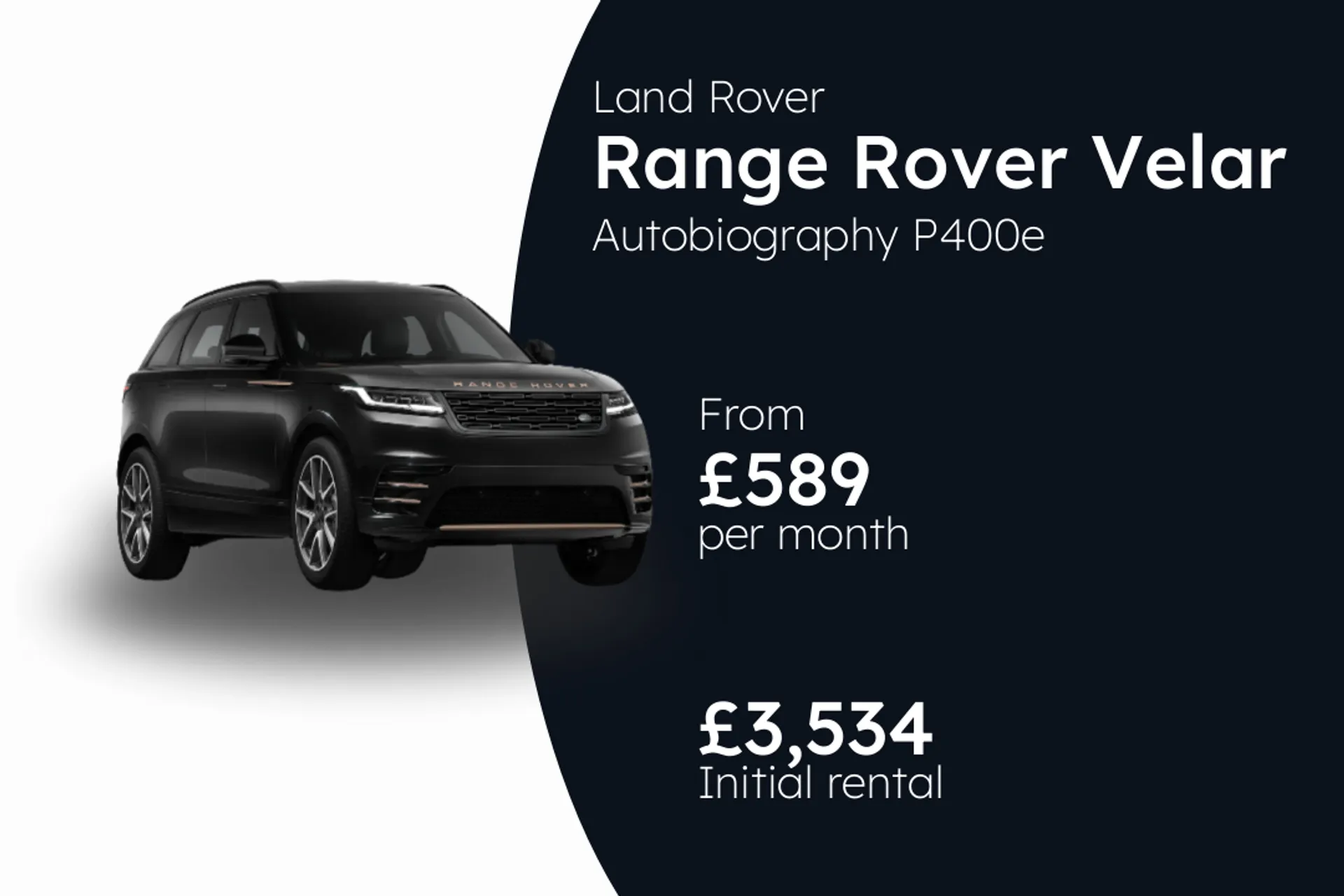 Land Rover Autobiography P400e Petrol Plug-in Electric Hybrid  BCH Finance Offer From £589.00 Per Month  