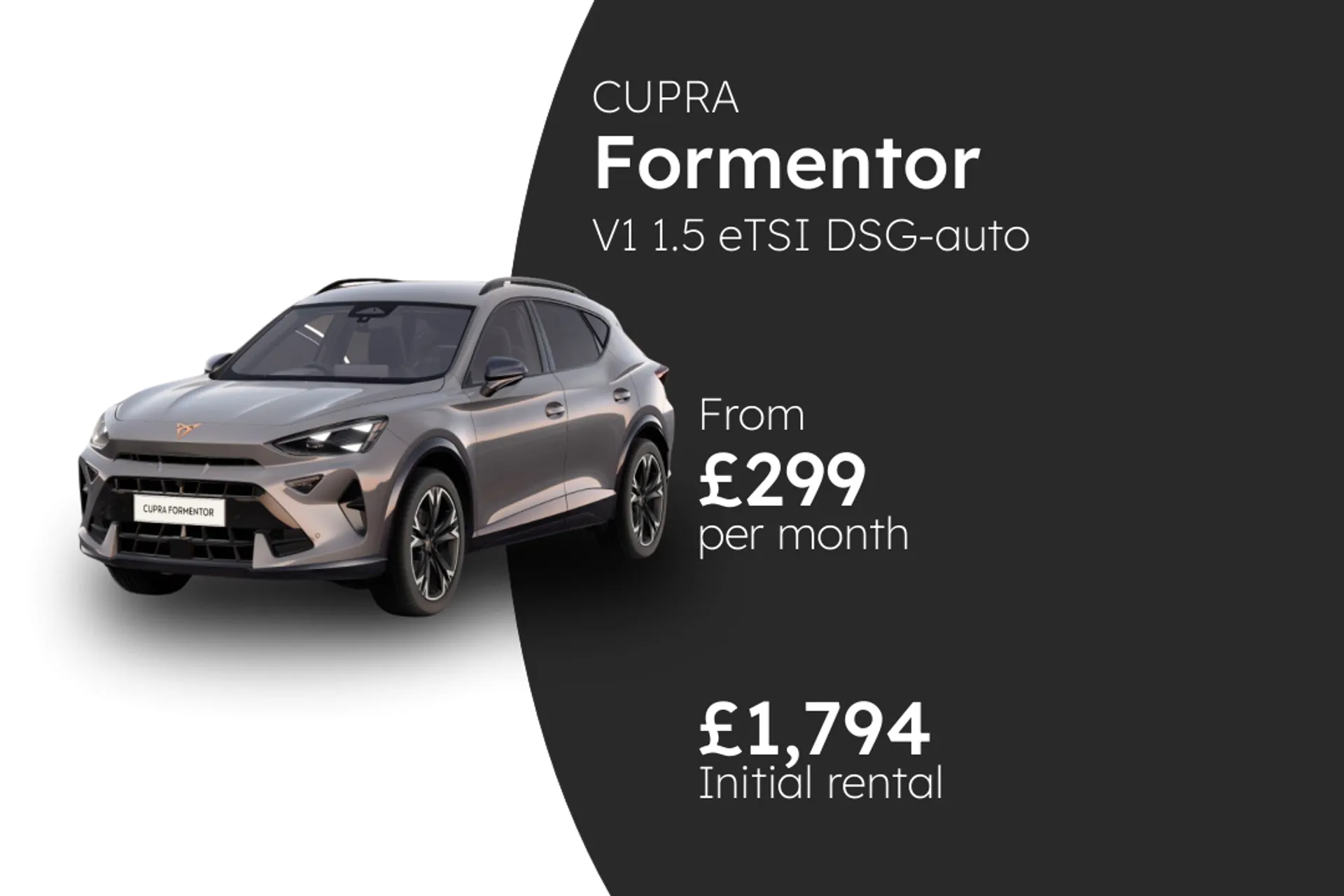 CUPRA V1 1.5 eTSI DSG-auto 150PS BCH Finance Offer From £299.00 Per Month  