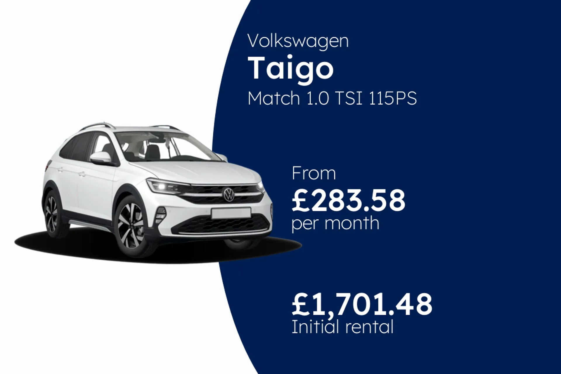Volkswagen Match 1.0 TSI 115PS 6-speed Manual 5 Door BCH  Finance Offer From £283.58 Per Month  