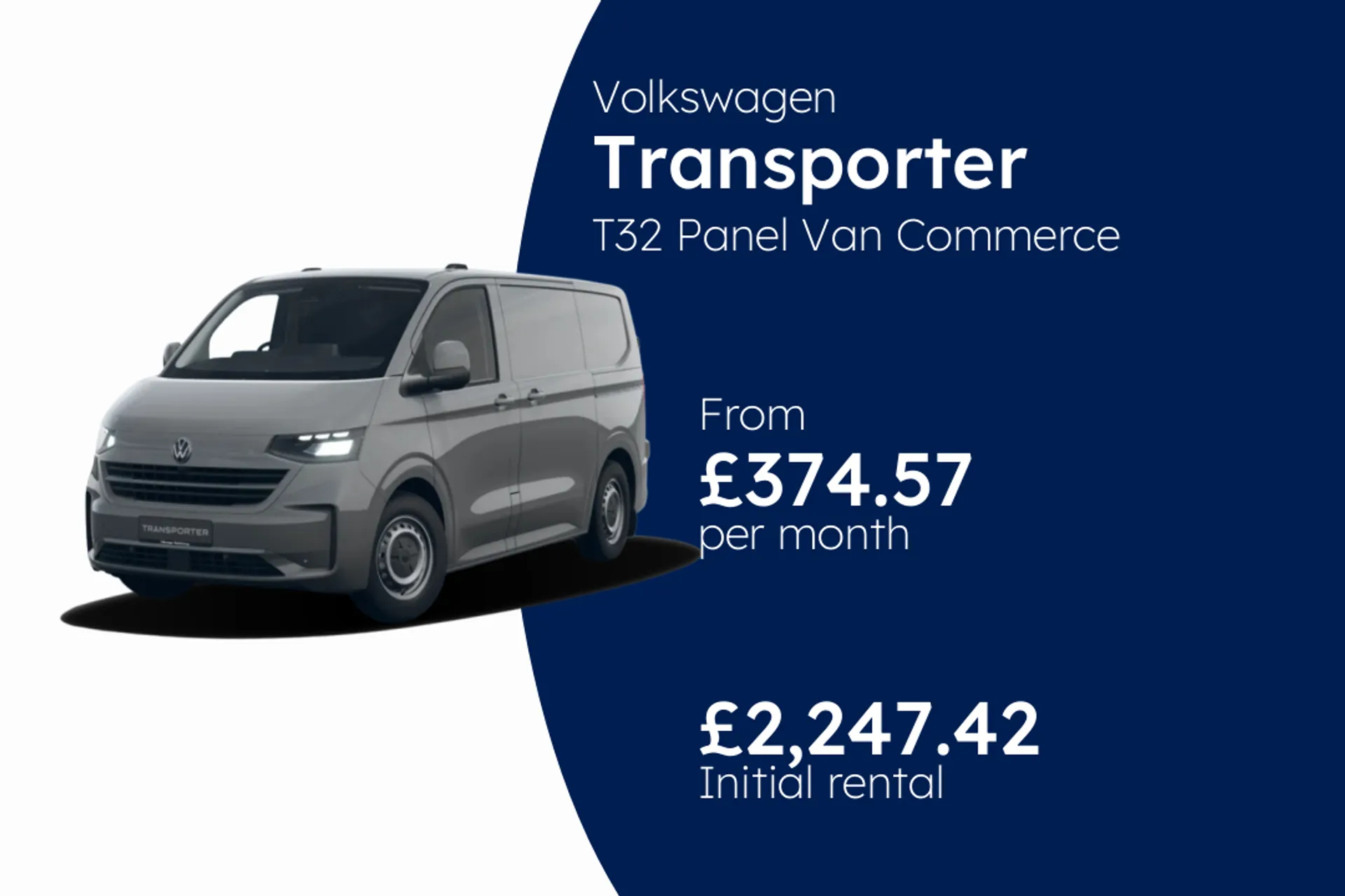 Volkswagen T32 Panel Van Commerce Plus SWB 150 PS 2.0 TDI 8sp Automatic 4MOTION BCH Finance Offer From £374.57 Per Month