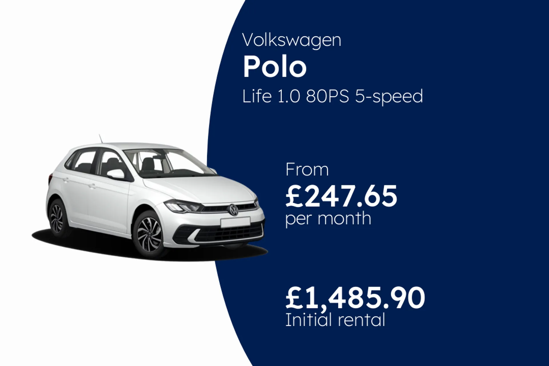 Volkswagen Life 1.0 80PS 5-speed Manual 5 Door BCH Finance Offer From £247.65 Per Month  