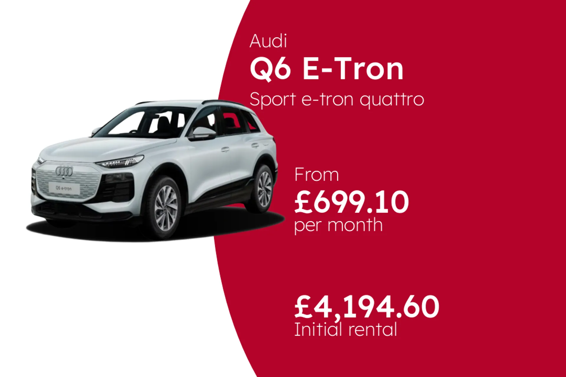 Audi Sport e-tron quattro BCH Finance Offer From £699.10 Per Month
