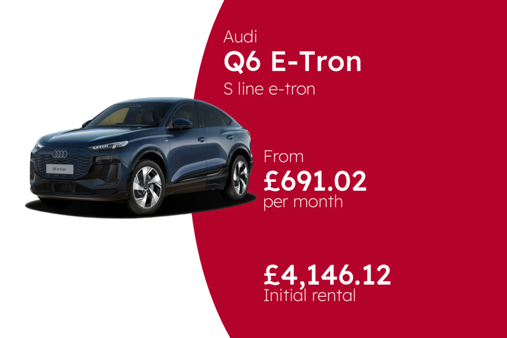 Audi S line e-tron performance Sportback BCH Finance Offer From £691.02 Per Month
