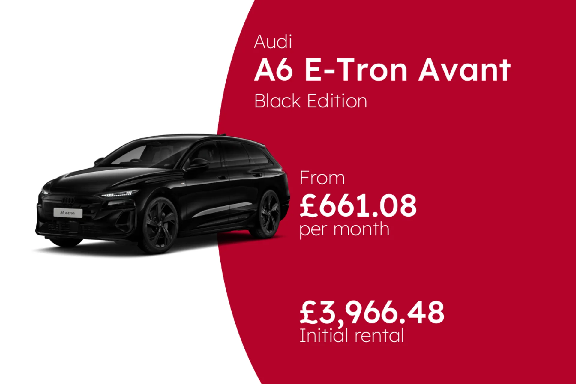 Audi Black Edition BCH Finance Offer From £661.08 Per Month  
