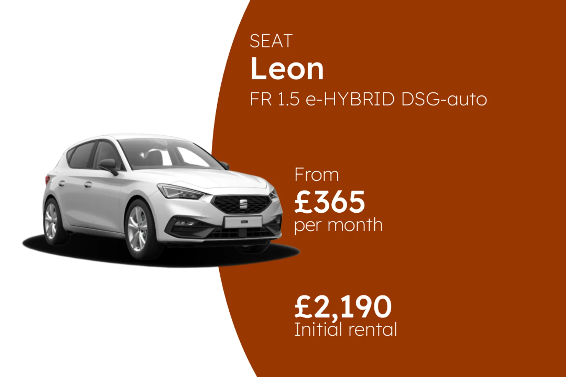SEAT FR 1.5 e-HYBRID DSG-auto 204PS  BCH Finance Offer From £365.00 Per Month  