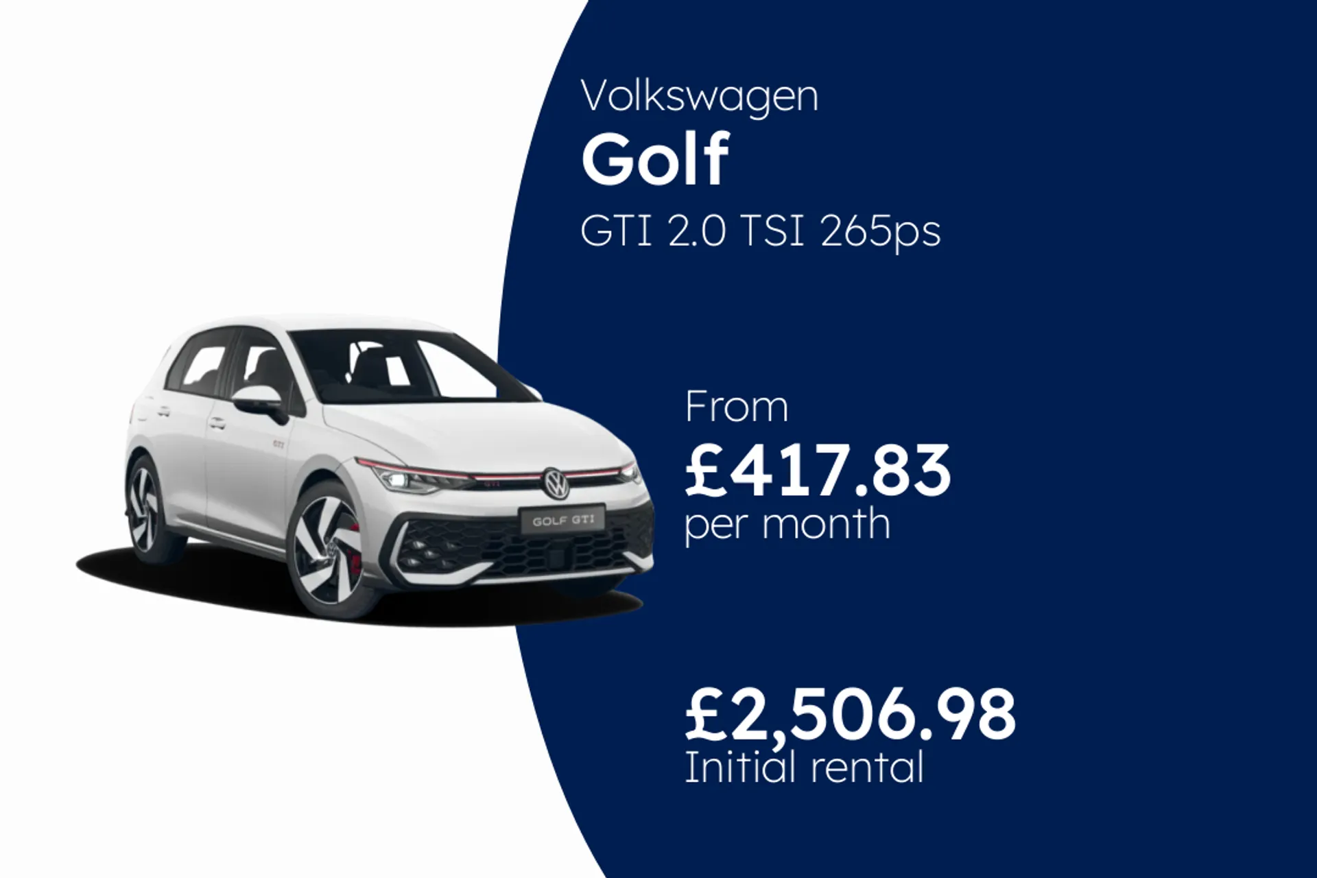 Volkswagen GTI 2.0 TSI 265ps 7-Speed DSG 5 Door BCH Finance Offer From £417.83 Per Month  