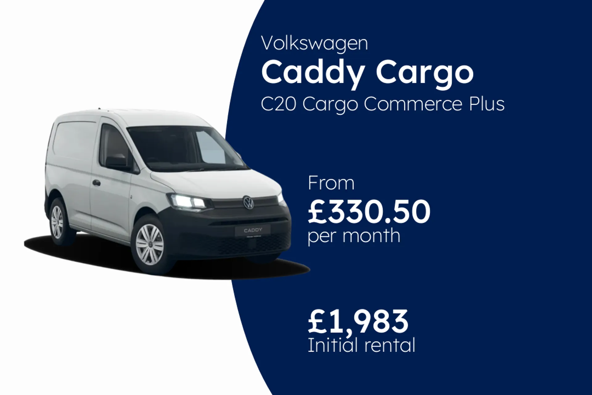 Volkswagen C20 Cargo Commerce Plus SWB 150 PS 1.5 eHybrid 6sp DSG BCH Finance Offer From £330.50 Per Month  