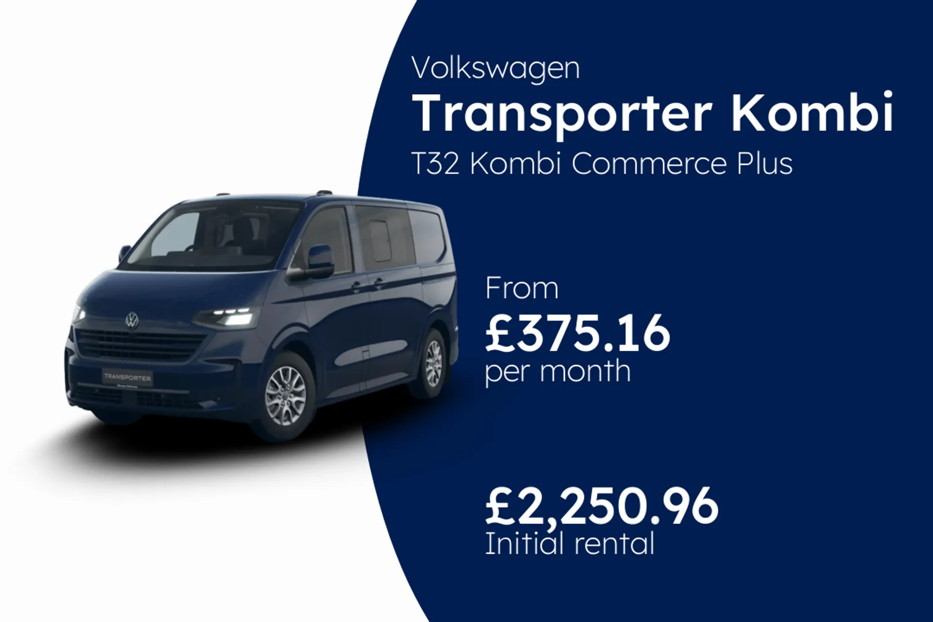 Volkswagen T32 Kombi Commerce Plus LWB 150 PS 2.0 TDI 6sp Manual BCH Finance Offer From £375.16 Per Month  