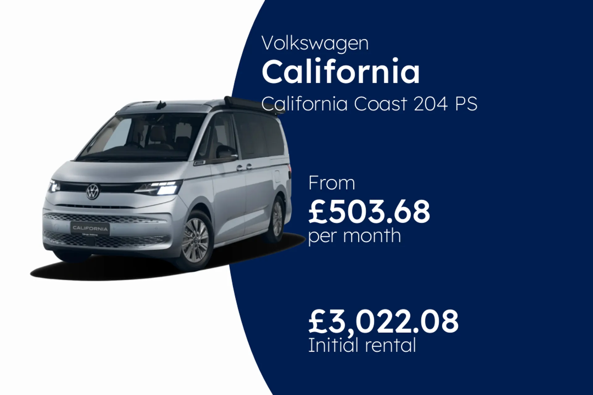 Volkswagen California Coast 204 PS 2.0 TSI 7-Speed DSG BCH Finance Offer From £503.68 Per Month  