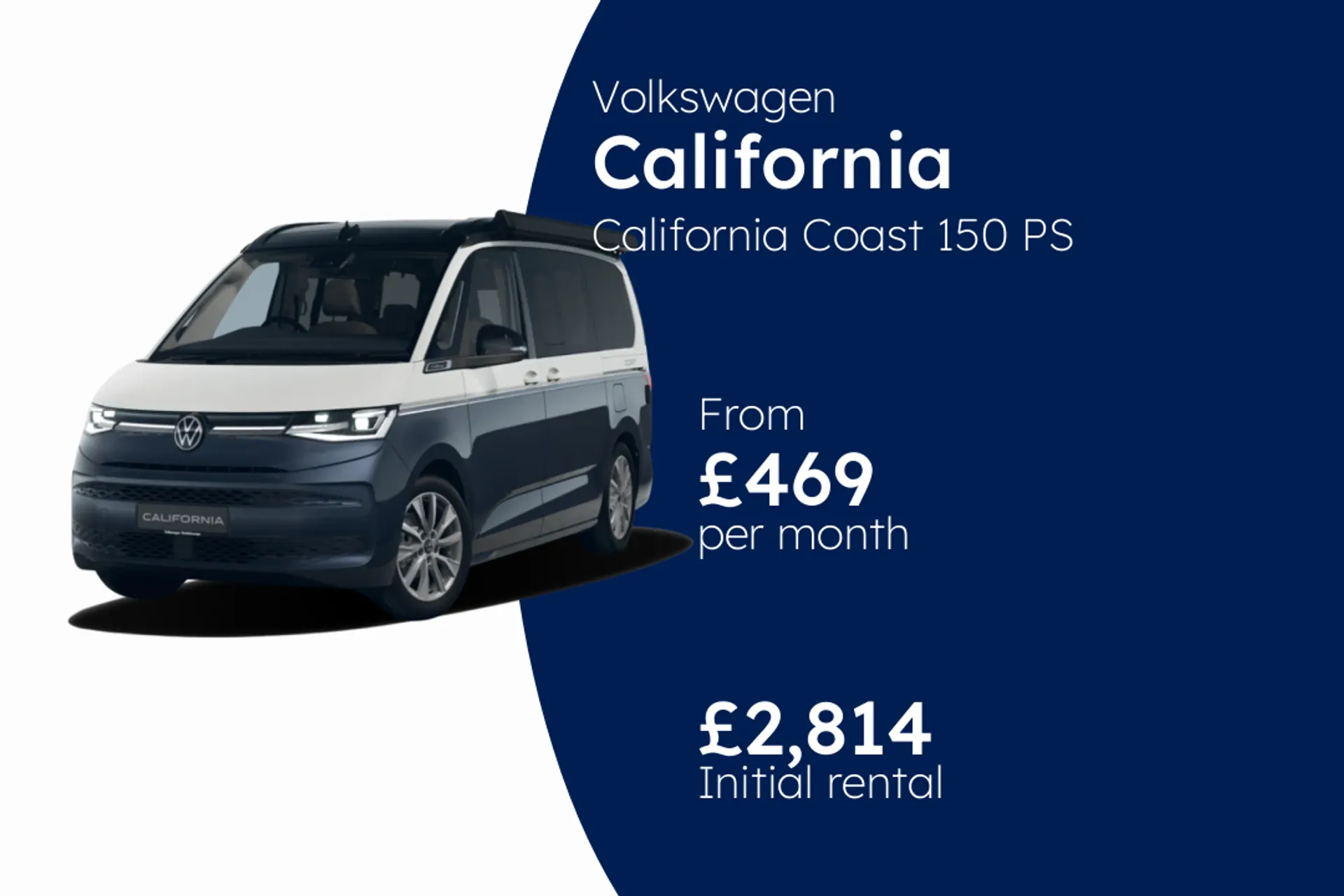 Volkswagen California Coast 150 PS 2.0 TDI 7-Speed DSG BCH Finance Offer From £469.00 Per Month  