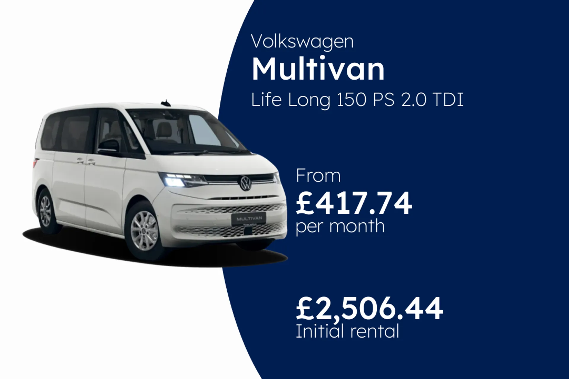 Volkswagen Life Long 150 PS 2.0 TDI 7-Speed DSG BCH Finance Offer From £417.74 Per Month  